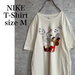 NIKE Tシャツ バスケ グラフィック プリント ホワイト　サイズM