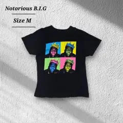 NotoriousB.I.GノートリアスBIGGIEビギーラップTシャツブラック