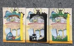 【3種セット】 サンリオ キャラクターズ チェーン付き ファスナーケース