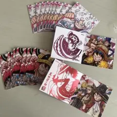 ナツコミ ステッカー ONEPIECE 2種類 各10枚 合わせて20枚セット