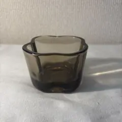 【美品】iittala スモークグレー キャンドルホルダー