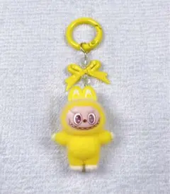 ラブブ マスコット ぬいぐるみ キーホルダー イエロー
