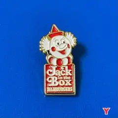 Jack in the Box ピンバッジ メタル アメリカン 新品 No.Y