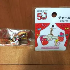 ハローキティ　マルちゃん焼そばキャンペーンストラップ　シナモンチャームセット