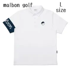 新品 タグ付 即購入OK Malbon マルボン ゴルフ メンズ L ホワイト