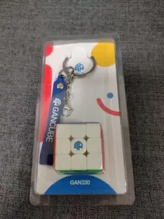 GANCUBE GAN 330 ステッカーレス 3x3 キーホルダー スピードキ