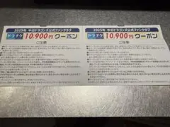 未使用　ドラチケ　21800円分　中日　ドラゴンズ