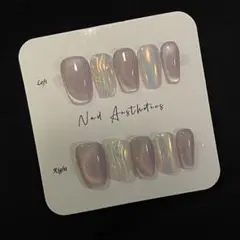 A28**現品_ハンドメイドネイルチップ**Sサイズ