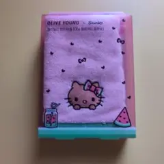 OLIVE YOUNG x Sanrio ハローキティタオル