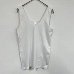 WORTHINGTON 白 タンクトップ M/Lサイズ ノースリーブ レディース