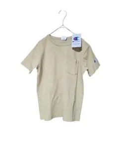 Champion ベージュ 半袖　Tシャツ 140 男女