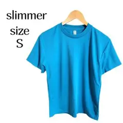 【9/1までの限定価格】slimmer ☆ メンズ Tシャツ 水色 S