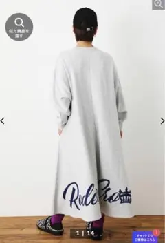 新品 ロデオクラウンズ スウェットフレアワンピース