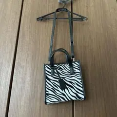 ゼブラ柄 ショルダーバッグ