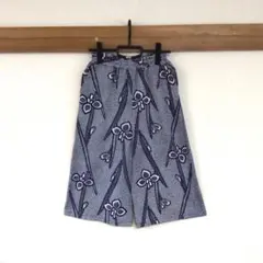 ワイドパンツ　スカンツ　ガウチョパンツ　留袖　浴衣　着物リメイク　No.144