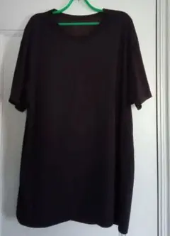 AIRism Cotton黒 Tシャツ 2XL
