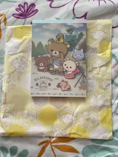 リラックマ　キャンプ　メモパッド　メモ帳