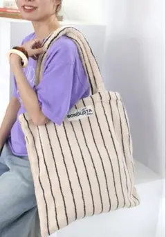 BONGUSTA ボングスタNARAM STRIPED トートバッグ