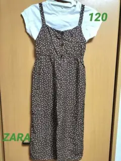 ZARA 水玉模様サロペット サイズ122