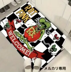 Rat Fink ラットフィンク　マット キッチン　フロアマット　玄関マット⑤