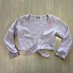 Chacott KIDS 薄紫 クロップドカーディガン　110K