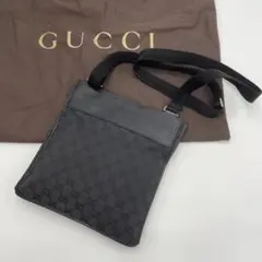 良品✨ GUCCI グッチ ショルダーバッグ GG ポシェット ブラック