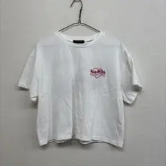 P48 PLYMTONE 半袖tシャツ　ホワイト　MakeWish レディースL