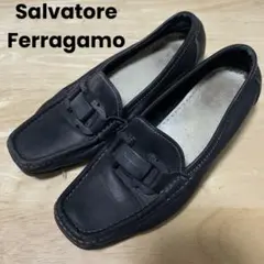 Salvatore Ferragamo フェラガモ ローファー ブラック22cm