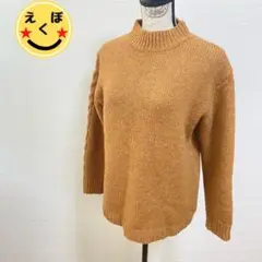 美品 エムエイチエル マーガレットハウエル ニット Mサイズ オレンジ ウール