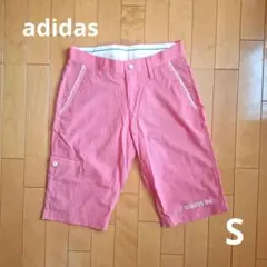 adidas ピンク ハーフパンツ S