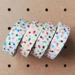 カモ井 マスキングテープ mt deco ドロップ 茶芯 廃盤