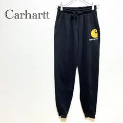 Carhartt カーハート スウェットパンツ 裏起毛 黒 ウエストゴム 部屋着