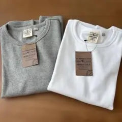 AVIREX 新品　Tシャツ 2枚セット 140 グレー　白　キッズ