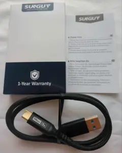USB3.1Gen2 USB TypeCケーブル0.5M 10Gbps高速デー