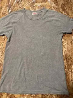 ハリウッドランチマーケット　ストレッチフライス　　Tシャツ　ベージュ