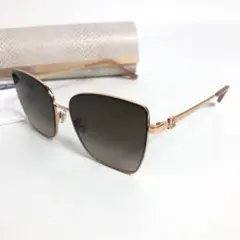 【美品】8F154/ジミーチュウ/サングラス/グラデーション/コッパーゴールド
