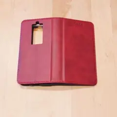 KYV43 ケース 手帳型 KYOCERA BASIO 3 携帯カバー レッド