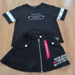 140cm　ブラックコーデセット