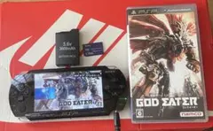 PSP 1000本体 GOD EATER セット 3600mAh