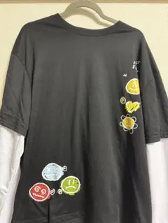 [未使用❗️] FUNNY SMILE ロゴ入り　ロング Tシャツ　Lサイズ