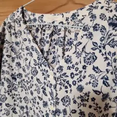 Fサイズchocol raffine robe 花柄五分袖ワンピース