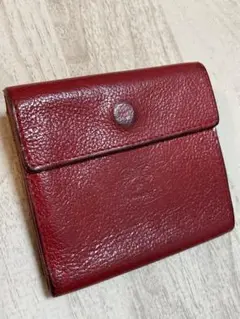 イルビゾンテ 2つ折り財布 レッド 赤 IL BISONTE