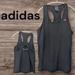 海外古着♡♡adidas ブラック タンクトップ レア✨