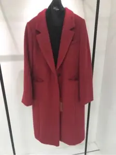ビッキーVICKY アルパカシャギーチェスターコート(クリーニング済み)