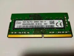 SK hynix 1R×8 16GB DDR4 3200 1枚 メモリ