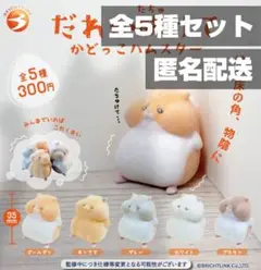★全5種セット★ だれか助けて かどっこハムスター ガチャ ★新品★匿名配送★