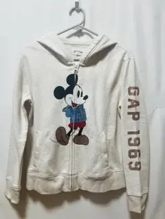 【GAP×Disney】ミッキーマウス パーカー フルジップ 160
