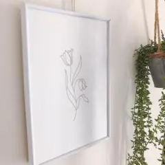 インテリア　ポスター　チューリップ