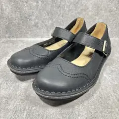 【新品未使用】Clarks フラットシューズ メリージェーン レザー 24cm