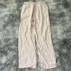 美品✨【BRANDY MELVILLE】リネン100%❗ピンク カジュアルパンツ